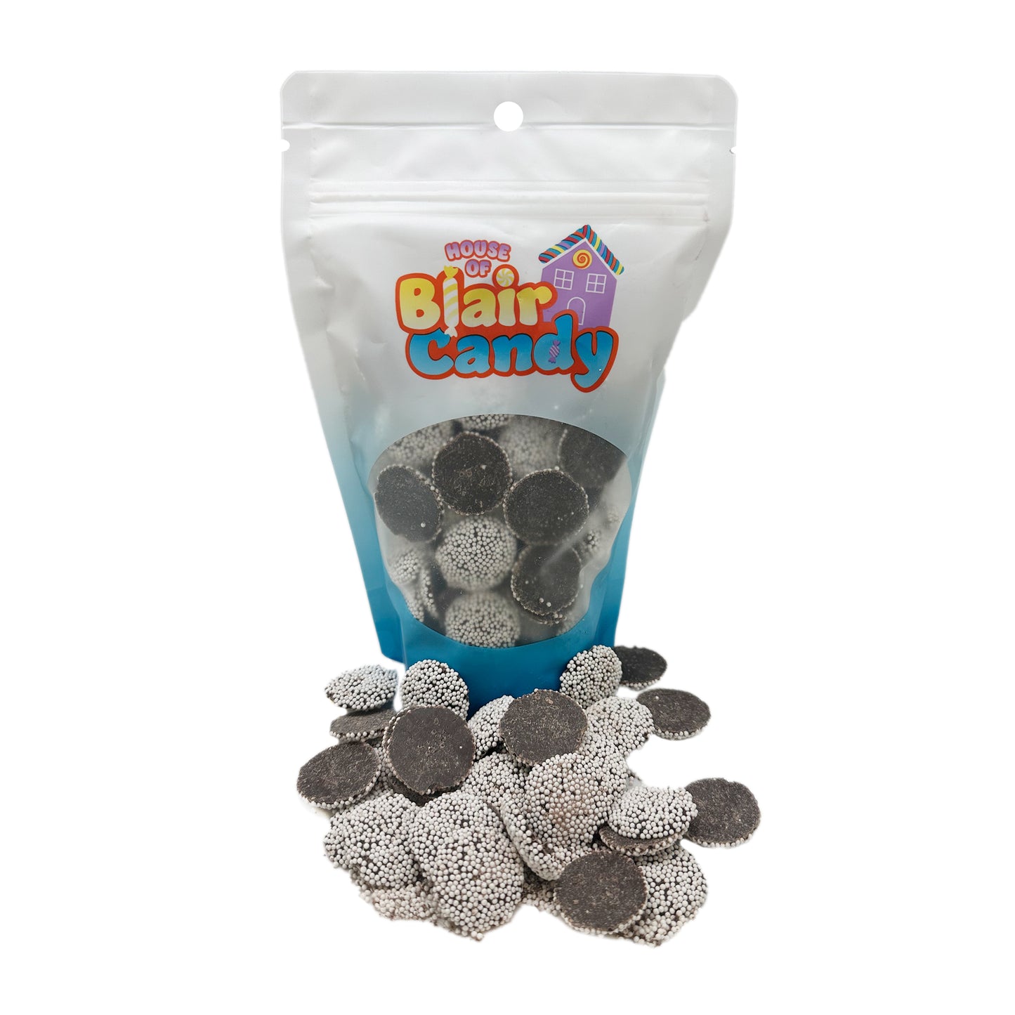 Blair Candy - Dark Chocolate Nonpareils – Dark Chocolate Discs with Sprinkles