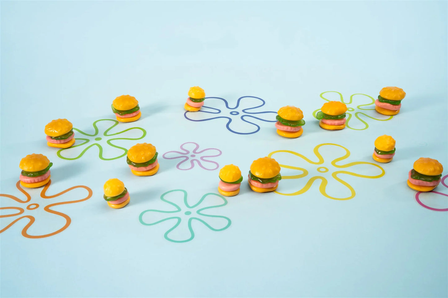 SpongeBob SquarePants Krabby Patties Gummy Candy – Available in 5.08 oz (16 Pieces) or 12.7 oz (40 Pieces) Bags