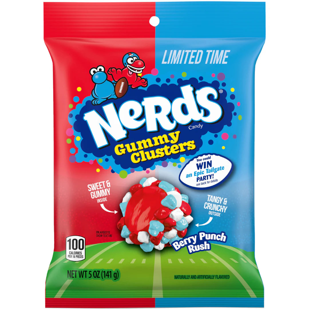 Nerds Gummy Clusters – Cherry Lemonade Blitz & Berry Punch Rush – 5 oz Bags