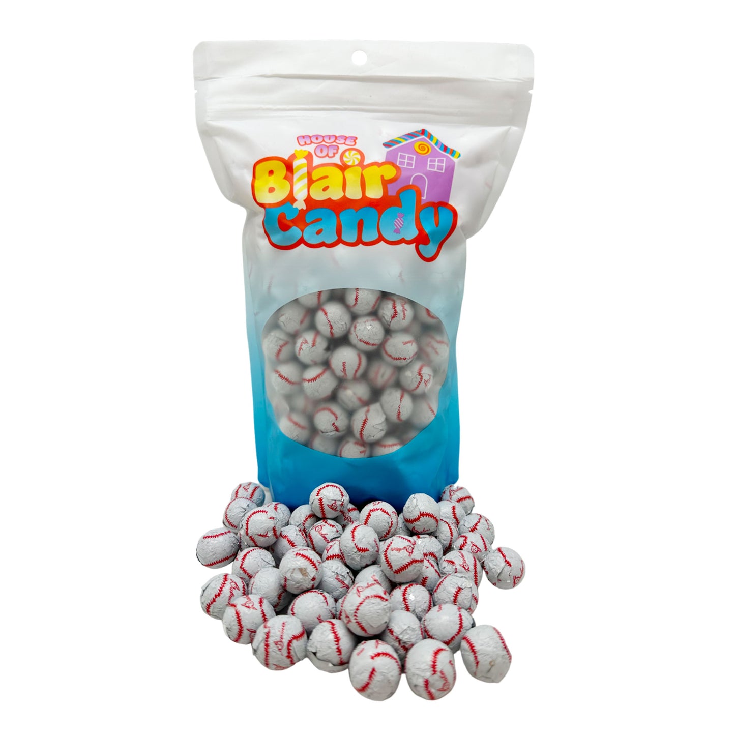 Blair Candy - Individually Wrapped Chocolate Baseballs – Regular Milk Chocolate Candy