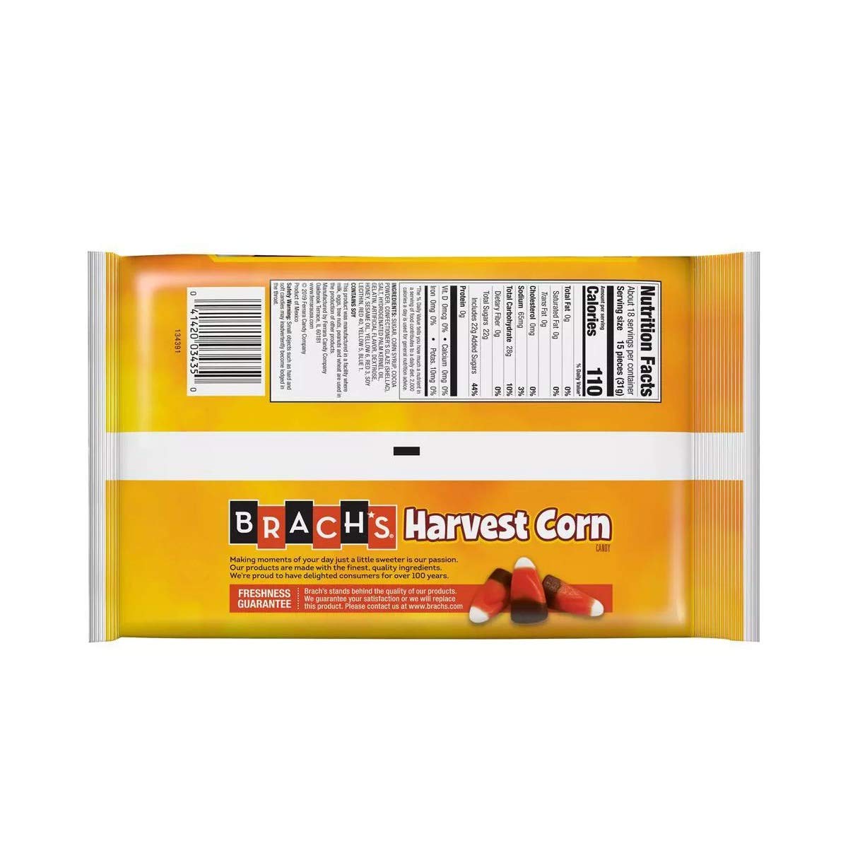 Brach's Harvest Candy Corn – Fall & Halloween Candy – 20 oz Bag (Approx. 270 Pieces)