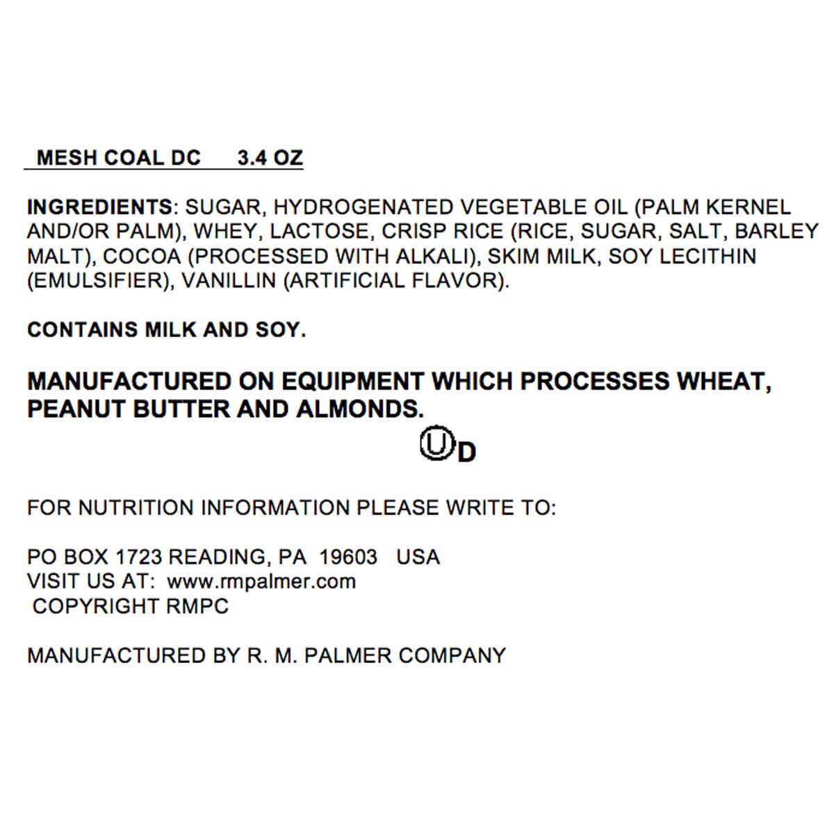 Palmer’s Chocolate Coal – 3.4 oz Bags – Foil-Wrapped Milk Chocolate Coal Pieces – Holiday Novelty Candy for Stocking Stuffers