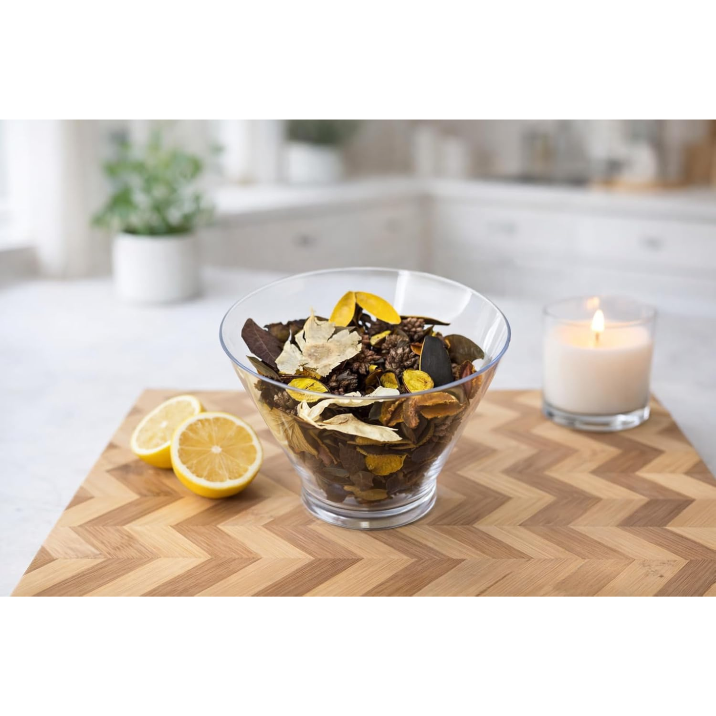 Decorative Potpourri | Spring & Summer Home Fragrance for Baskets & Displays | Lemon Grove, Citrus, Just Peachy, Lavender, Cucumber Melon, Country Apple, Sandalwood & Cinnamon