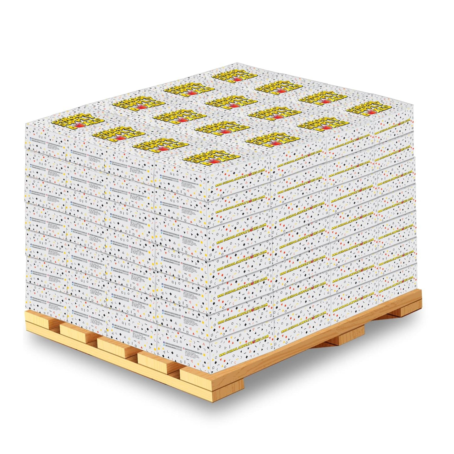 School Supply Boxes | High School Bundle (56 Piece) | House Brand Edition | Available in a Box (1 Unit), a Case (2 Units), and a Pallet (112 Units)