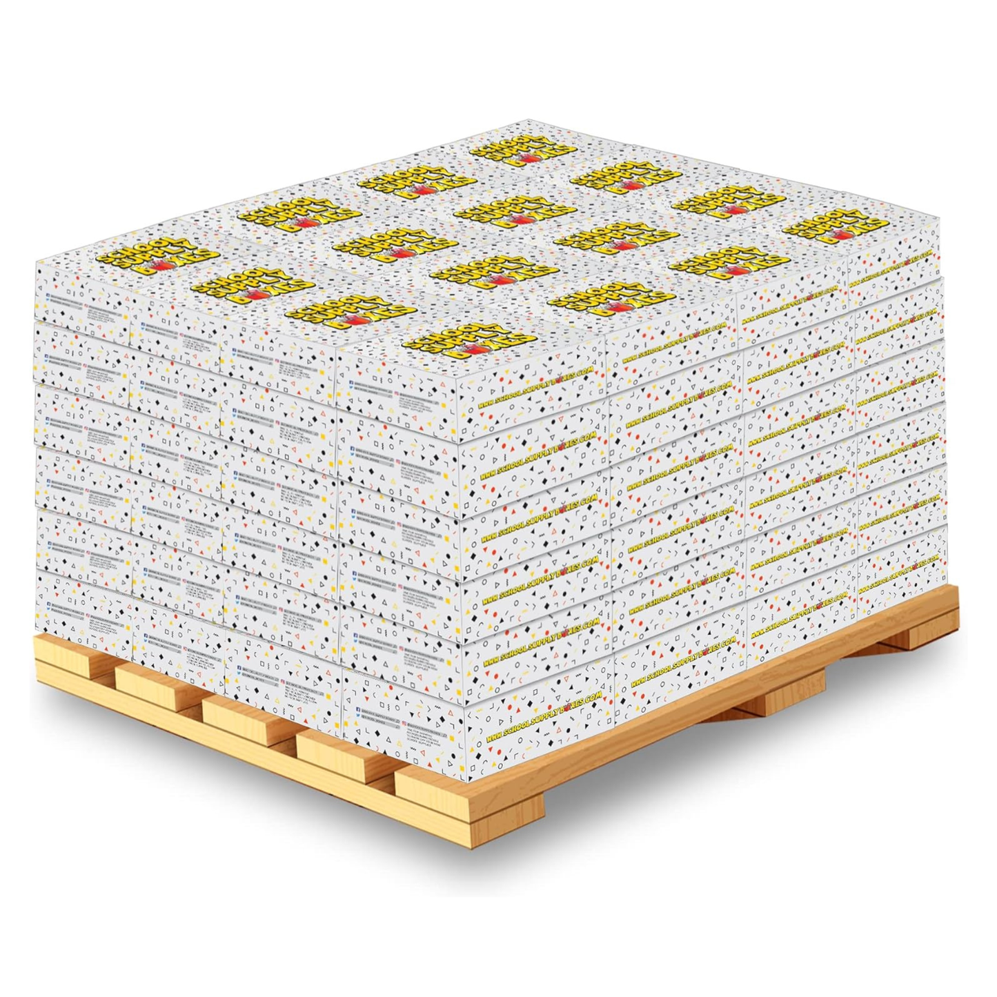 School Supply Boxes | Elementary Writing Bundle (72 Piece) | House Brand Edition | Available in a Box (1 Unit), a Case (2 Units), and a Pallet (112 Units)