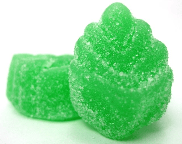 Jelly Spearmint Leaves – Chewy Mint Candy for Parties & Snacking | 1, 2, 3 & 5 lbs