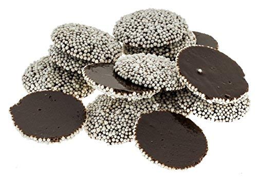 Blair Candy - Dark Chocolate Nonpareils – Dark Chocolate Discs with Sprinkles