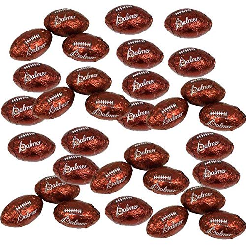 Blair Candy - Individually Wrapped Chocolate Footballs – Regular Milk Chocolate Candy