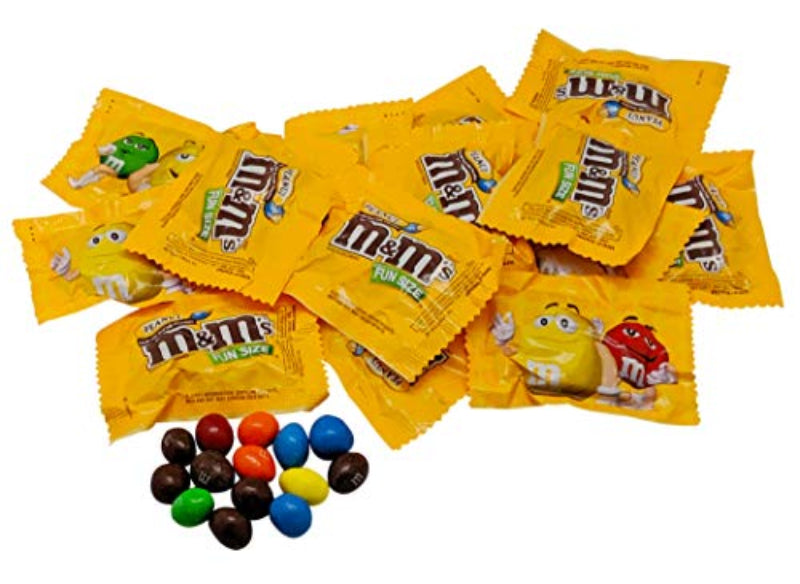Peanut M&M's Fun Size – Milk Chocolate, Peanut Candy in Resealable Bag