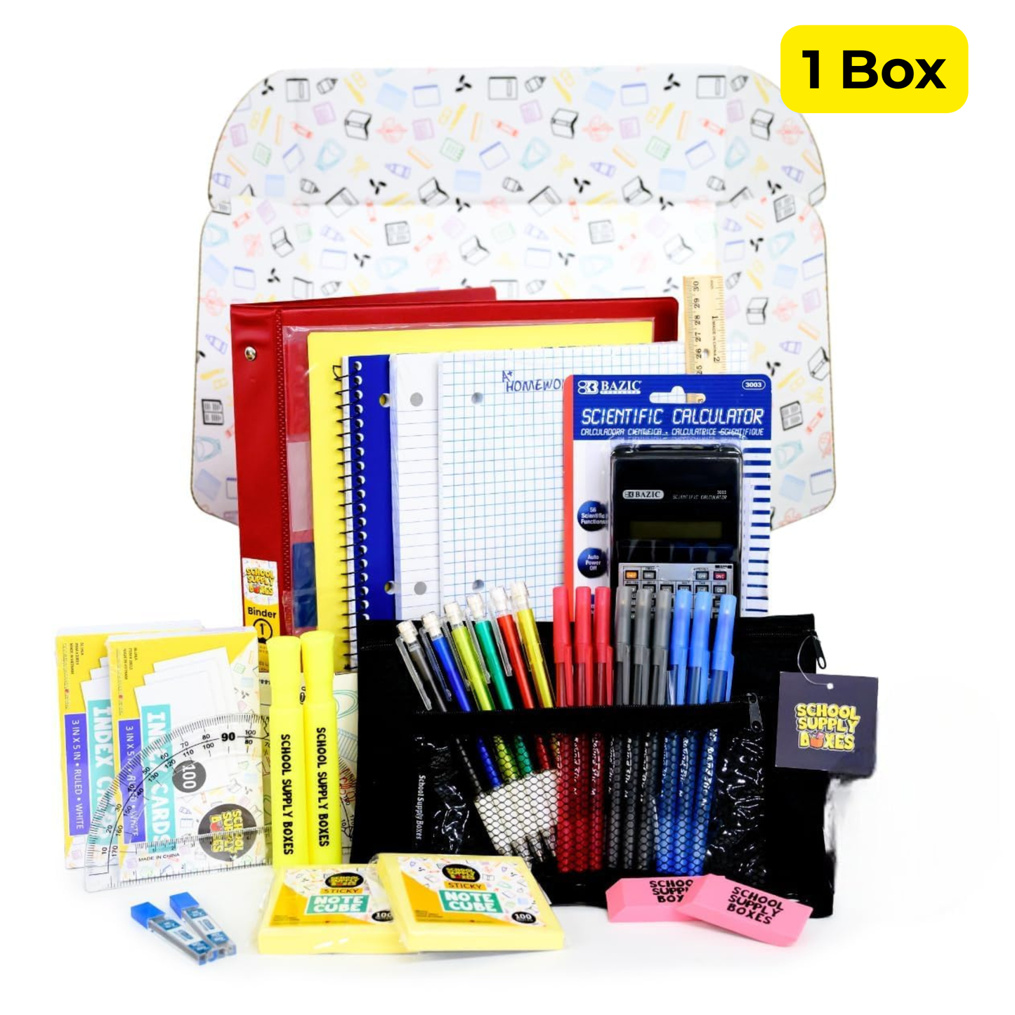 School Supply Boxes | STEM Class Bundle | Ready-to-Learn STEM Kit | Box (1), Case (4), Pallet (180)