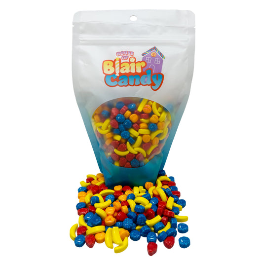 Blair Candy - Rascals – Colorful Fruit-Shaped Hard Candy, Assorted Fruit Flavors