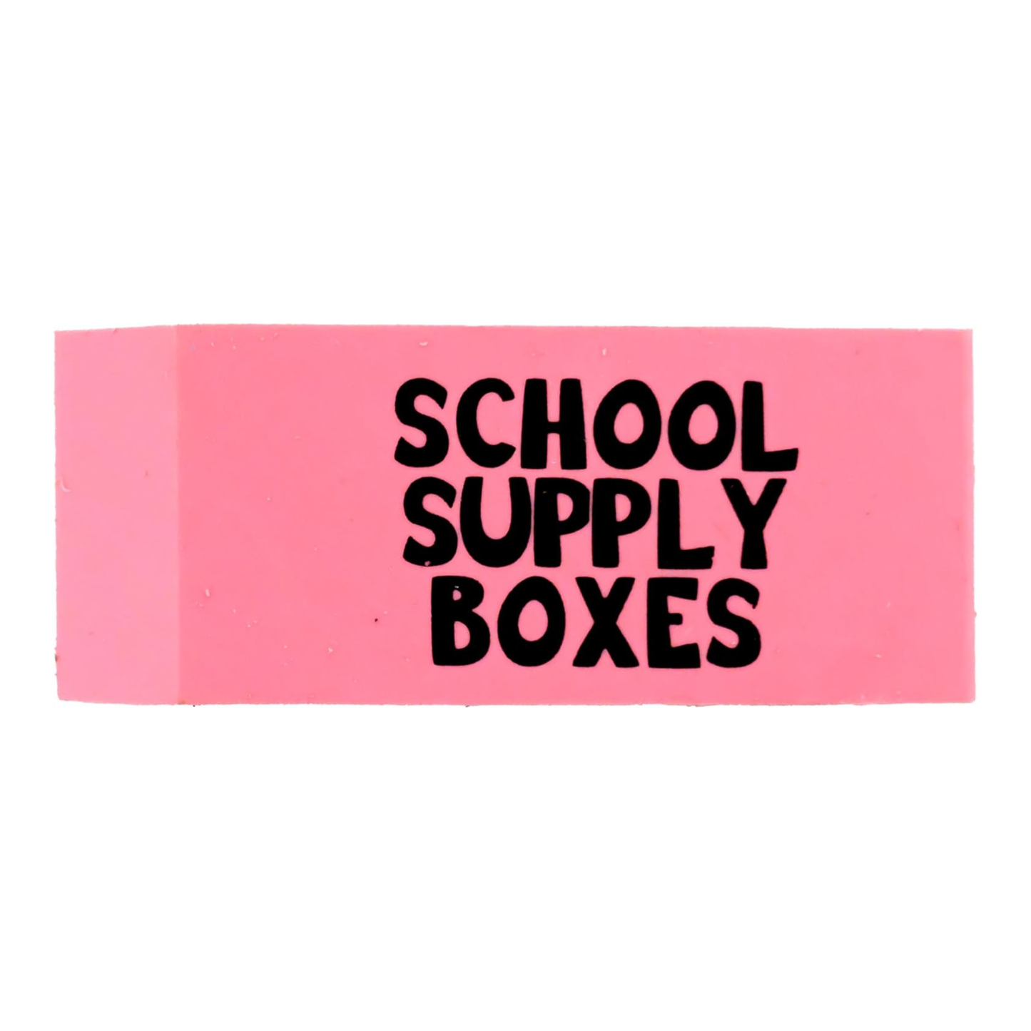 School Supply Boxes | Pink Wedge Erasers | Available in 60 Pack, 120 Pack, 240 Pack, 480 Pack | Smudge-Free and Durable