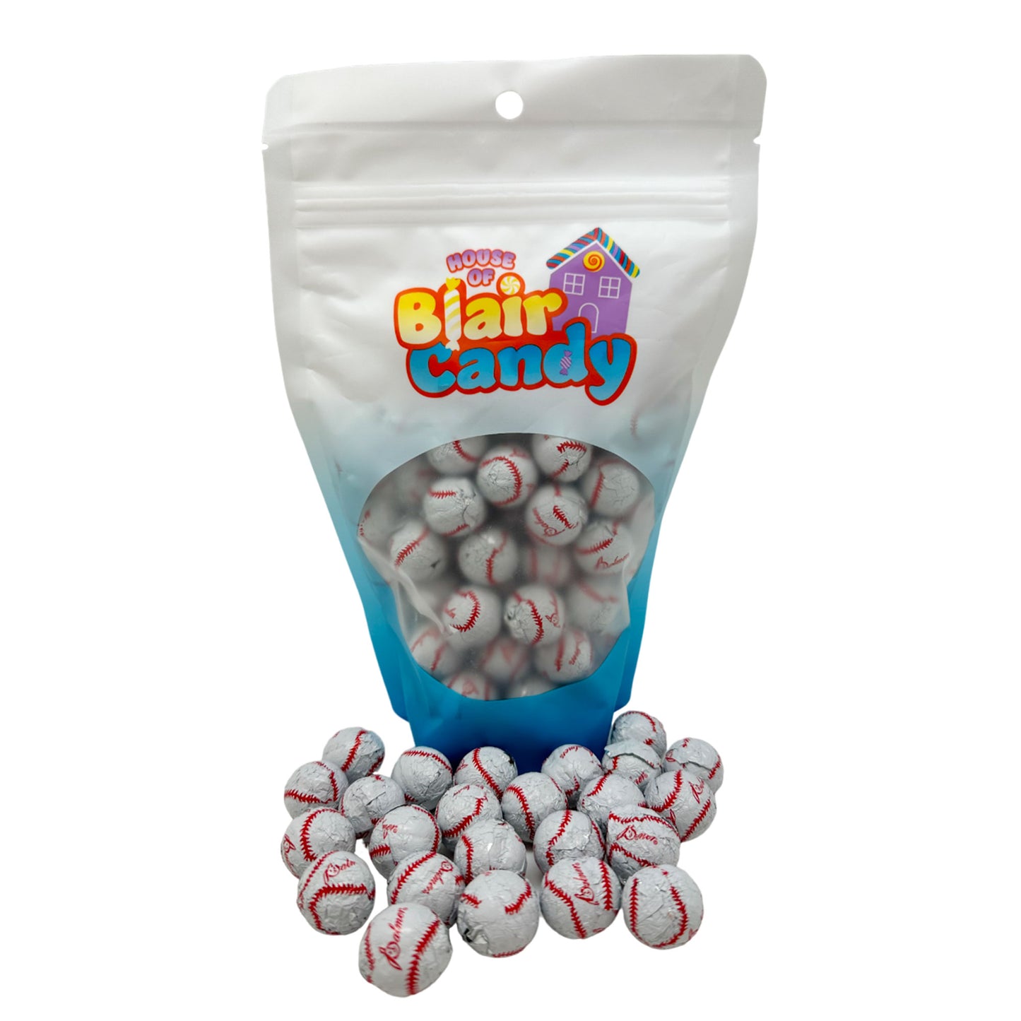 Blair Candy - Individually Wrapped Chocolate Baseballs – Regular Milk Chocolate Candy