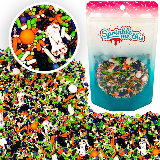 Sprinkle Me This – A Haunted House Party Halloween Edible Sprinkles – 4, 8 & 12 oz – Spooky Dessert Topping for Cookies, Cupcakes & Cakes