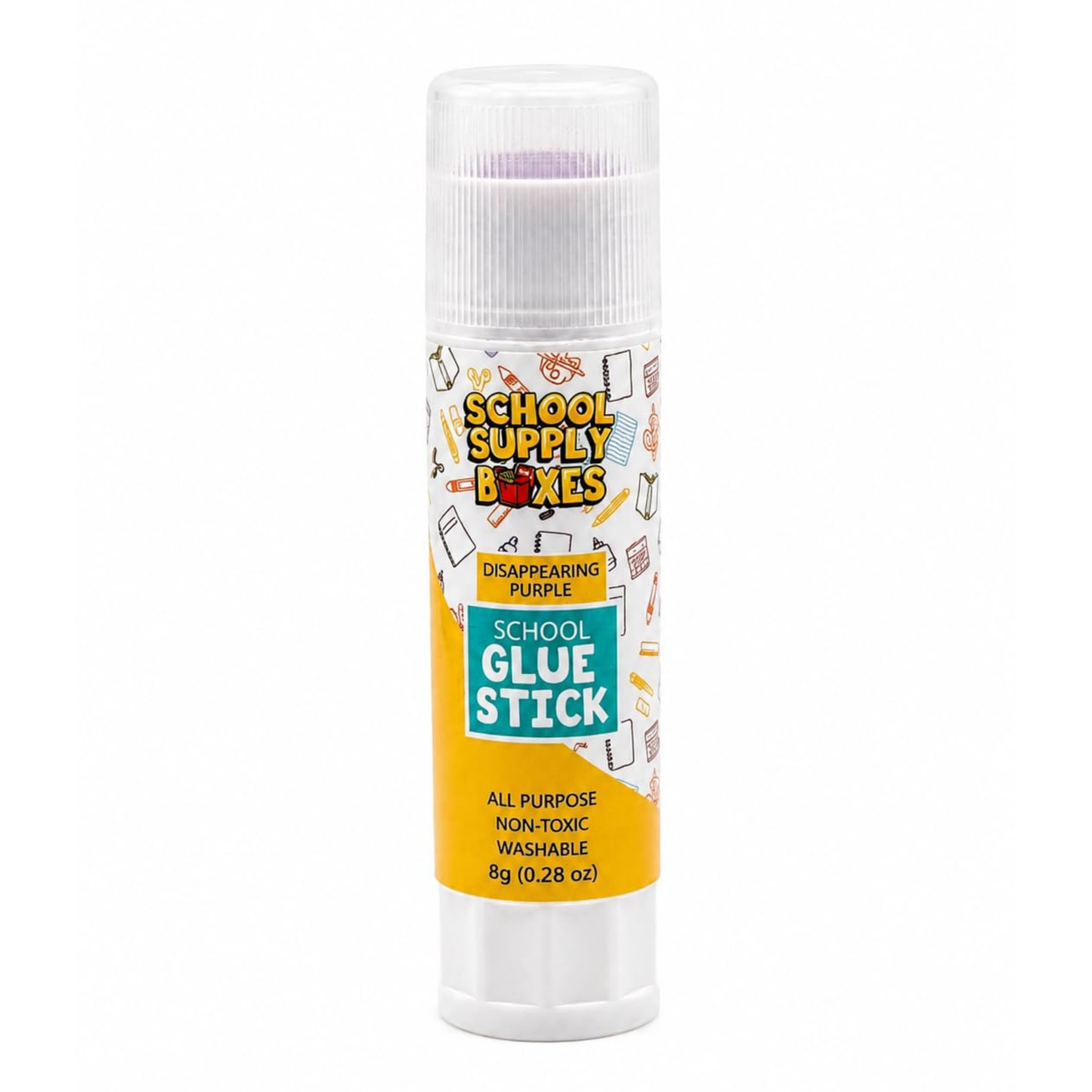 School Supply Boxes | Disappearing Glue Stick | Available in Multiple Pack Sizes | Smooth, Mess-Free, Classroom-Ready Adhesive