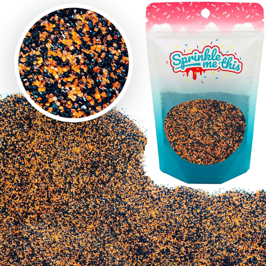 Sprinkle Me This – Jack O’ Lantern Dust Sprinkles – 4, 8 & 12 oz – Halloween Dessert Topping for Cookies, Cupcakes & Cakes
