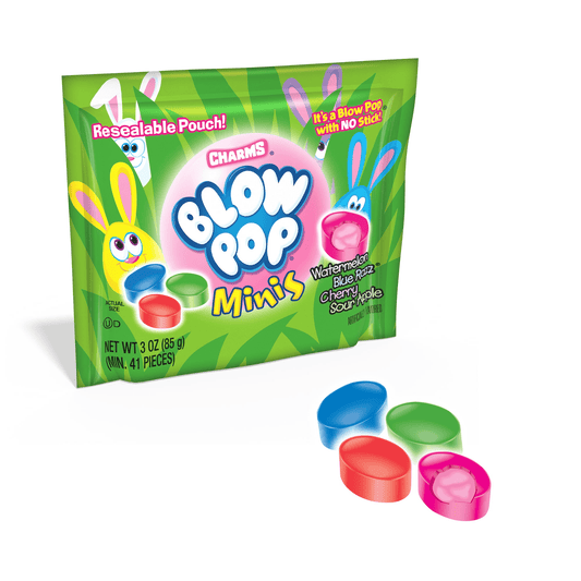 Charms Easter Blow Pop Minis 3 oz – Assorted Fruit Flavors | Available in 1, 3 & 12 Pack