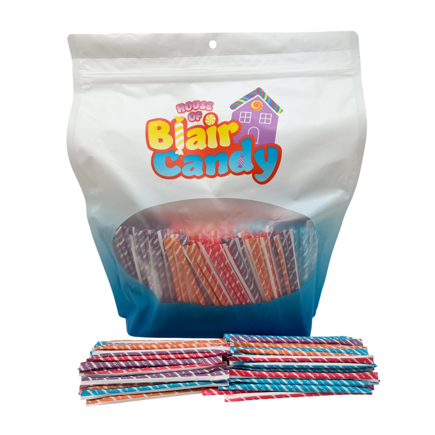 Silly Stix Sour Filled Candy Straws – Cherry, Orange, Tropical Punch, Grape & Assorted (8 oz, 1 lb, 2.5 lb)