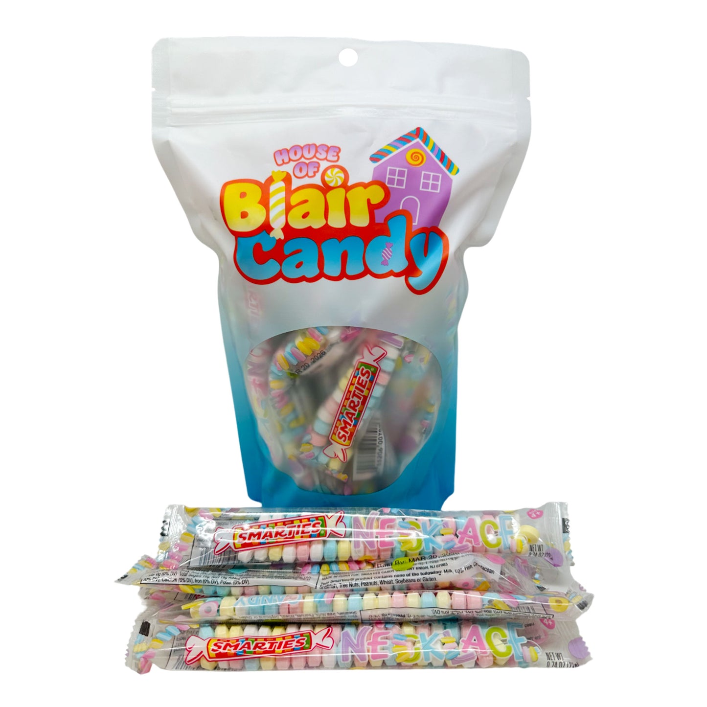 Blair Candy - Individually Wrapped Candy Necklaces - Retro Treats for Parties & Favors