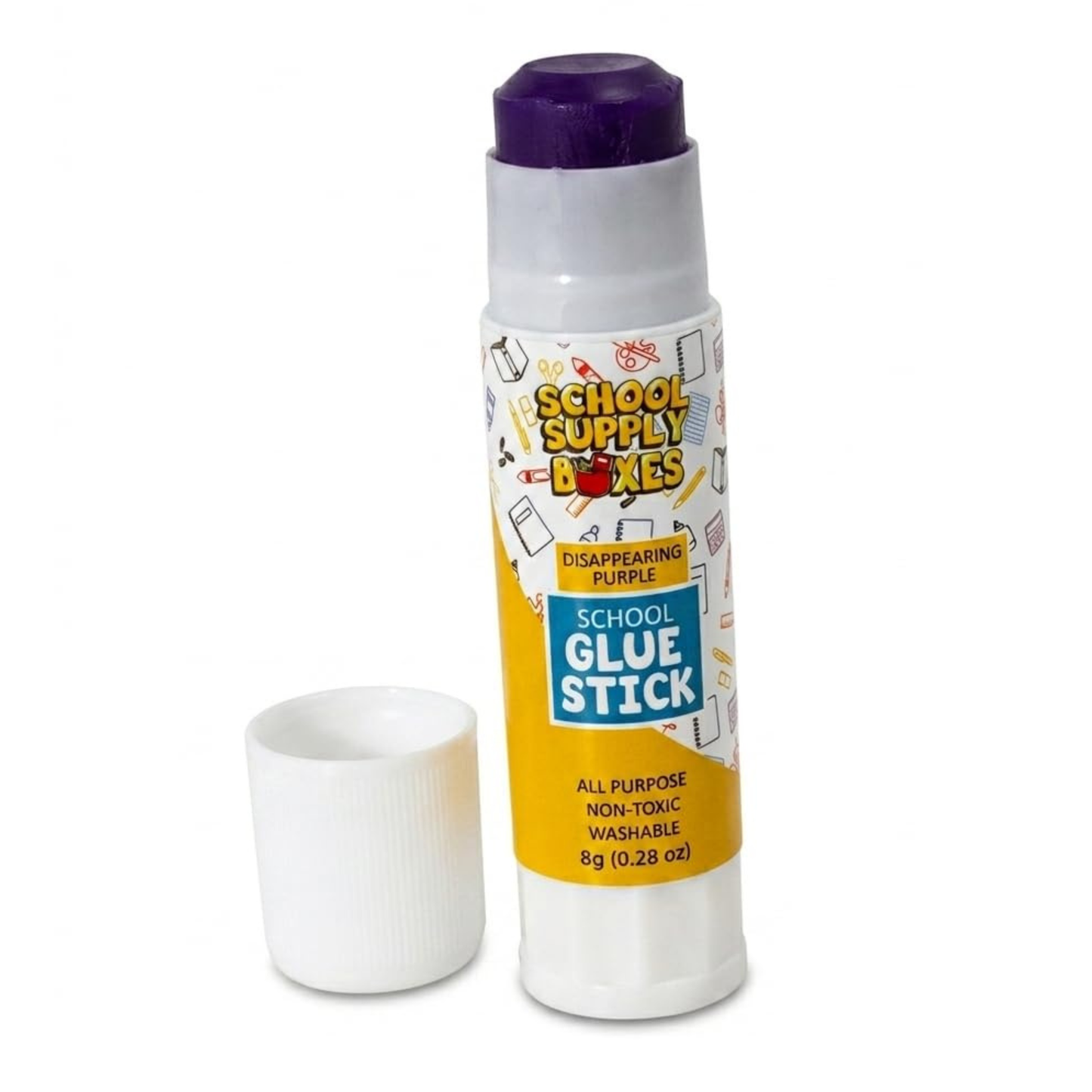 School Supply Boxes | Disappearing Glue Stick | Available in Multiple Pack Sizes | Smooth, Mess-Free, Classroom-Ready Adhesive