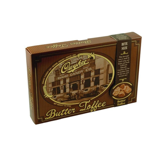 Idaho Candy 37 oz Variety Mailer – Gift-Ready Assortment of Butter Toffee, Spud Bars, Old Faithful, Cherry Cocktail & Huckleberry Gems