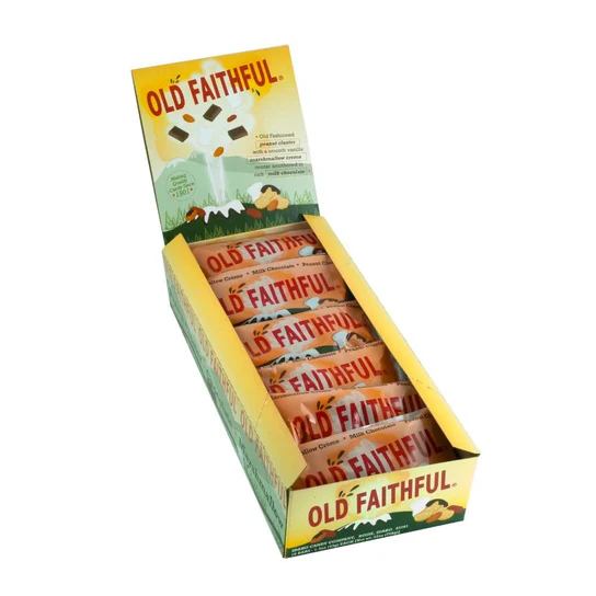 Idaho Candy Company Chocolate Bars – 4 Classic Flavors: Spud, Huckleberry, Old Faithful & Cherry – 1, 4, 6 & 18 Pack