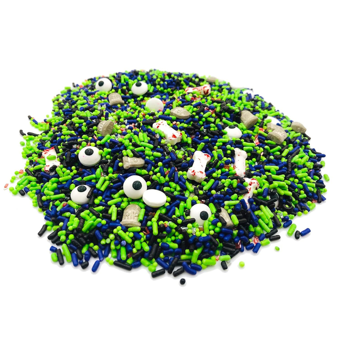 Sprinkle Me This – Zombie Grave Edible Sprinkles – 4, 8 & 12 oz – Halloween Dessert Topping for Cookies, Cupcakes & Cakes