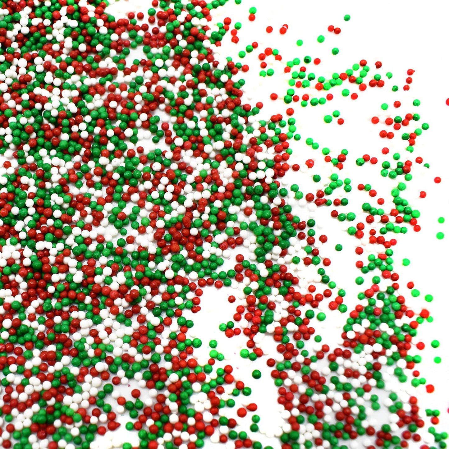 Sprinkle Me This – Christmas Blend Nonpareils – 4, 8 & 12 oz – Festive Dessert Topping for Cookies, Cupcakes, and Cakes