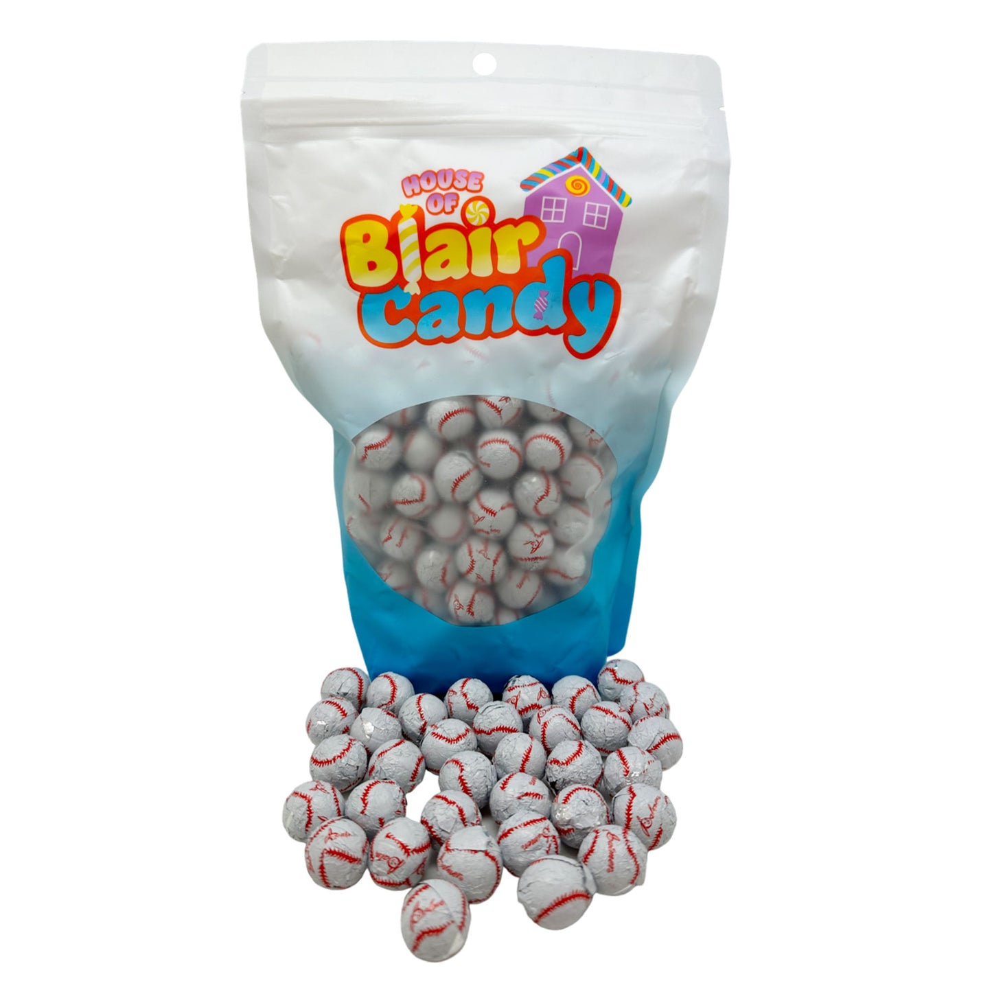 Blair Candy - Individually Wrapped Chocolate Baseballs – Regular Milk Chocolate Candy