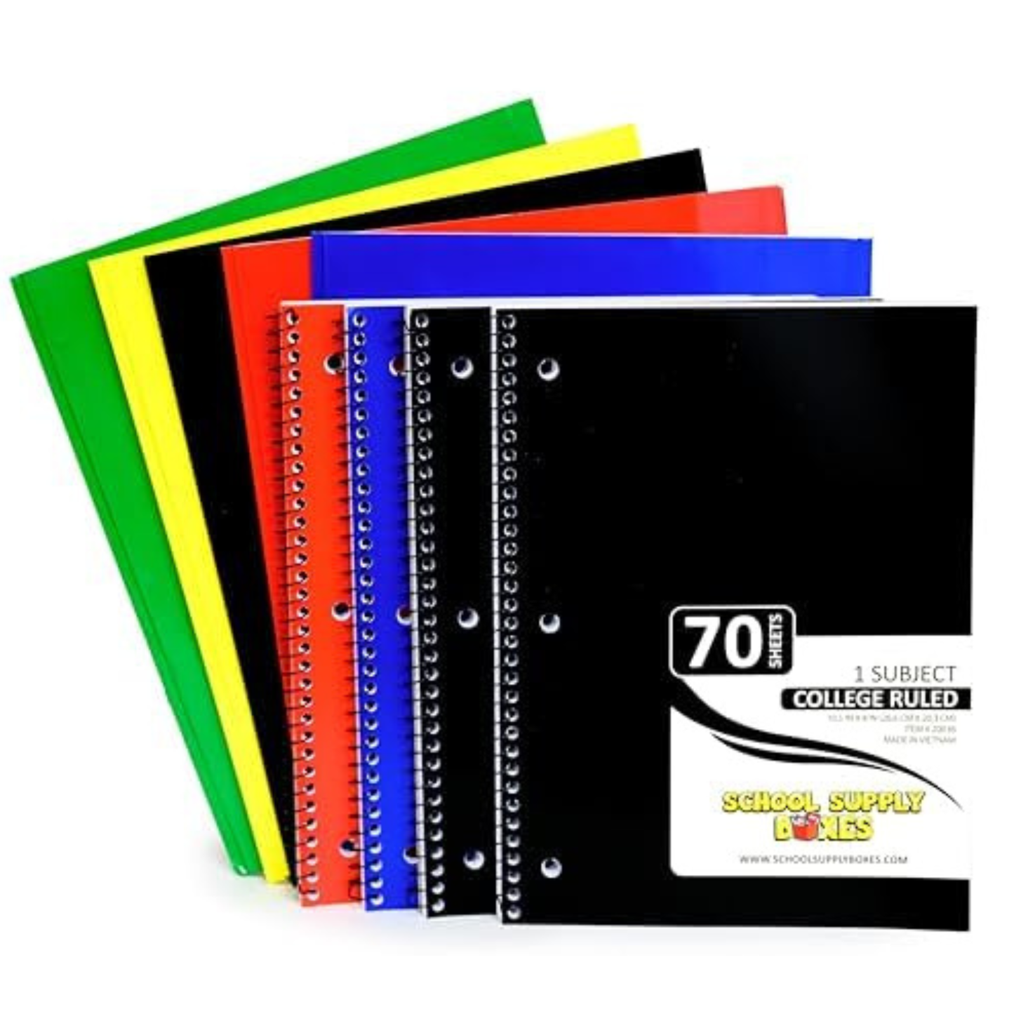 School Supply Boxes | Secondary School Bundle (50 Piece) | House Brand Edition | Available in a Box (1 Unit), a Case (2 Units), and a Pallet (112 Units)