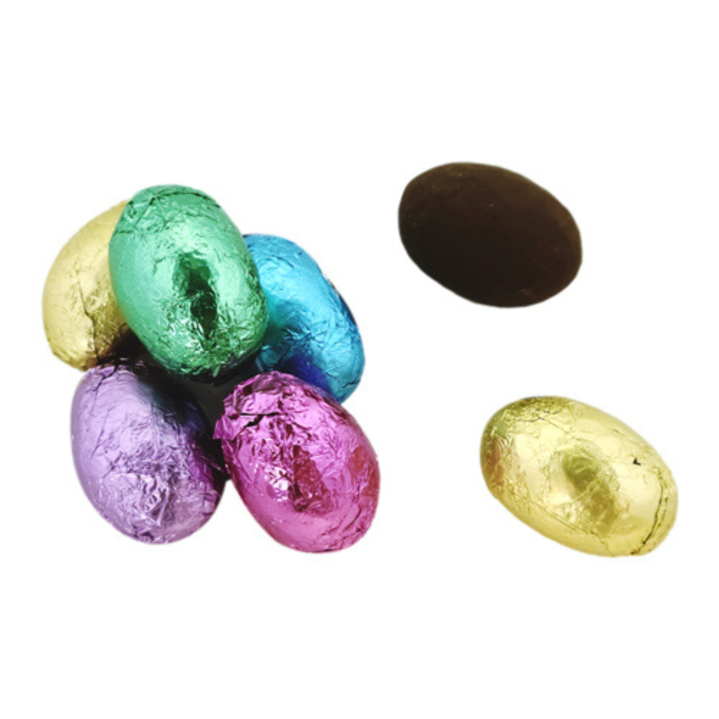 Blair Candy Gold & Pastel Foil Wrapped Chocolate Eggs – Premium Milk Chocolate, Easter, Party Favors & Gifts, 8 oz–5 lb