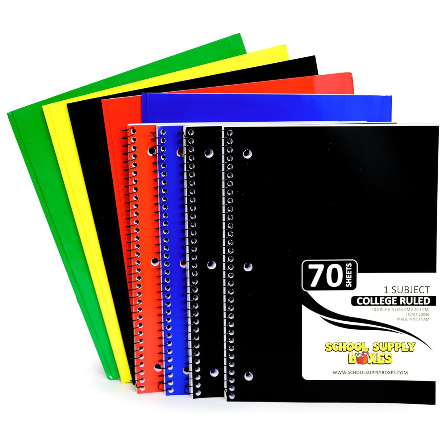 School Supply Boxes | High School Writing Bundle (72 Piece) | House Brand Edition | Available in a Box (1 Unit), a Case (2 Units), and a Pallet (112 Units)