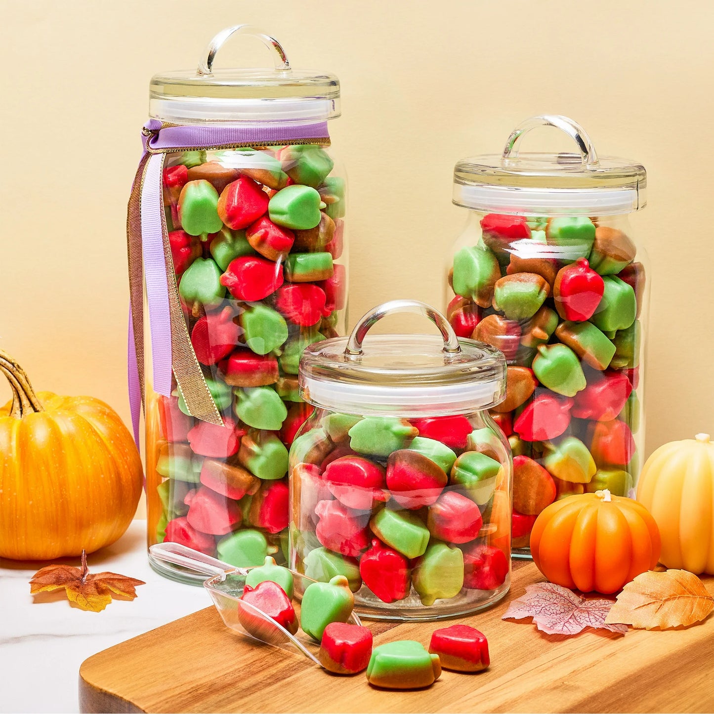 Brach's Mellowcreme Caramel Apples – Fall & Halloween Candy – 9 oz Bag (Approx. 32 Pieces)