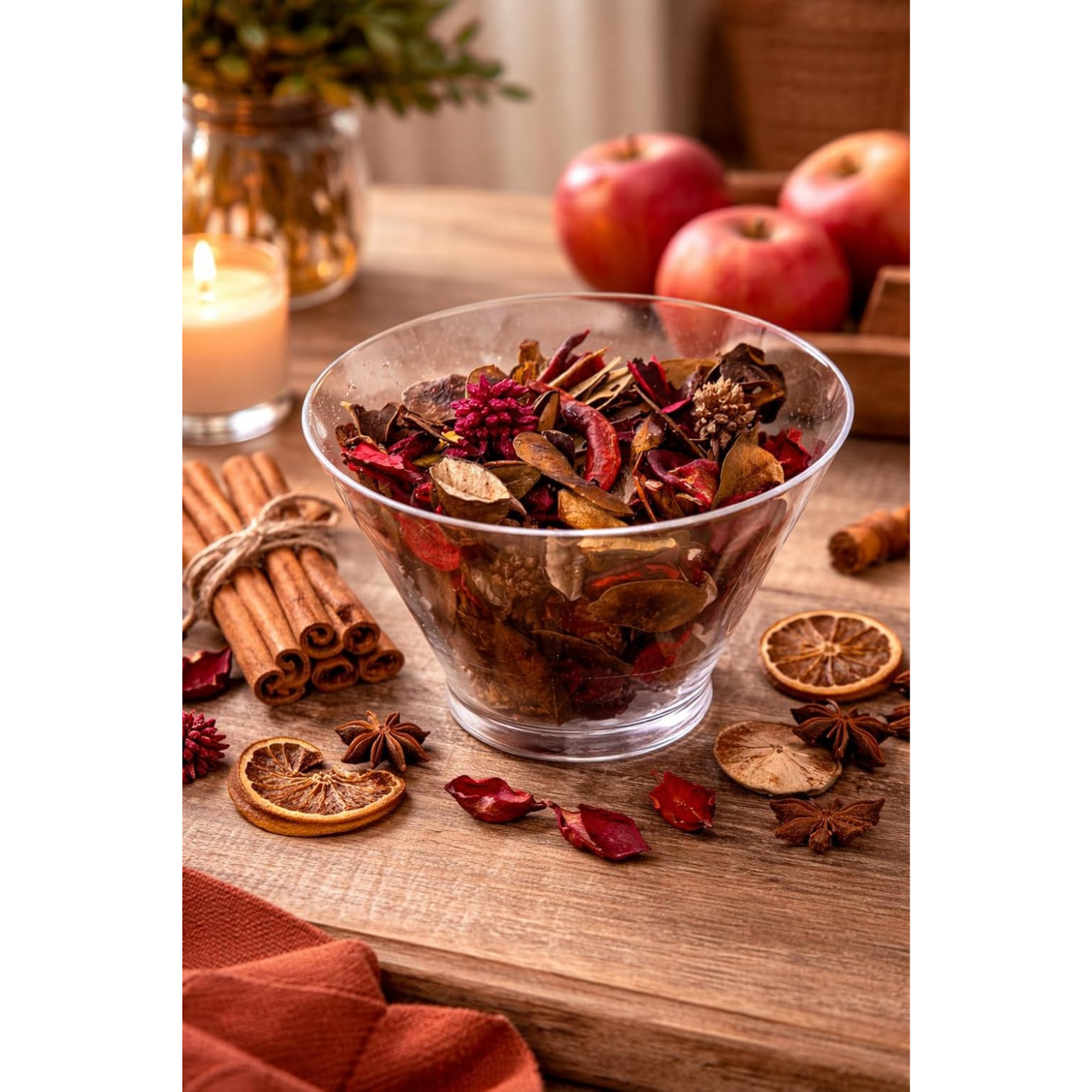Decorative Potpourri | Spring & Summer Home Fragrance for Baskets & Displays | Lemon Grove, Citrus, Just Peachy, Lavender, Cucumber Melon, Country Apple, Sandalwood & Cinnamon