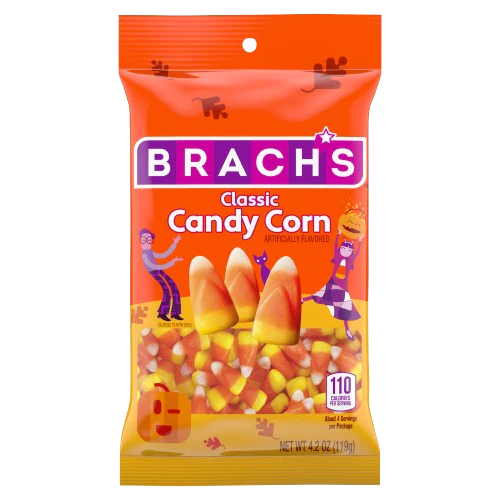 Brach's Classic Candy Corn – Fall & Halloween Candy – 4.2 oz Bag or 20 oz Bag