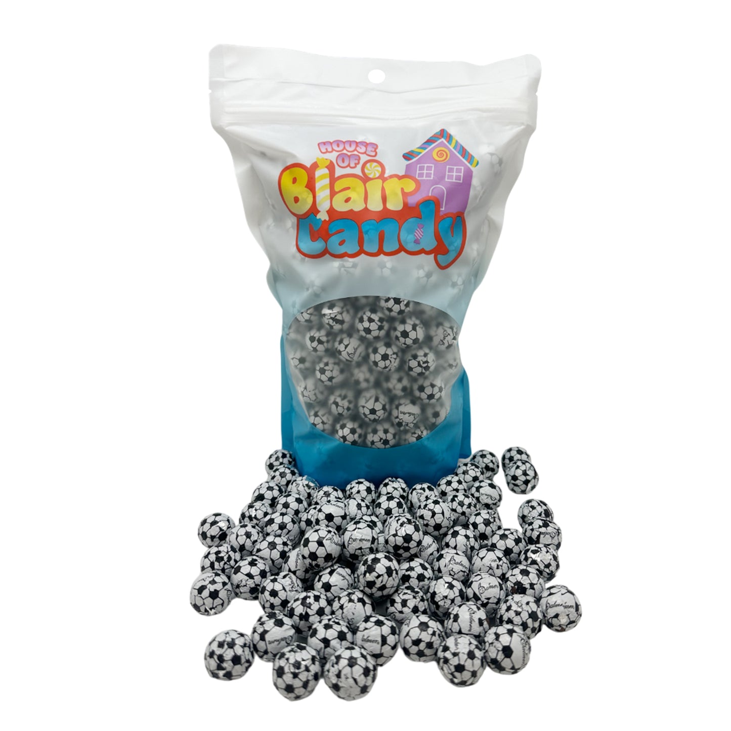 Blair Candy - Individually Wrapped Chocolate Soccer Balls – Regular Milk Chocolate Candy