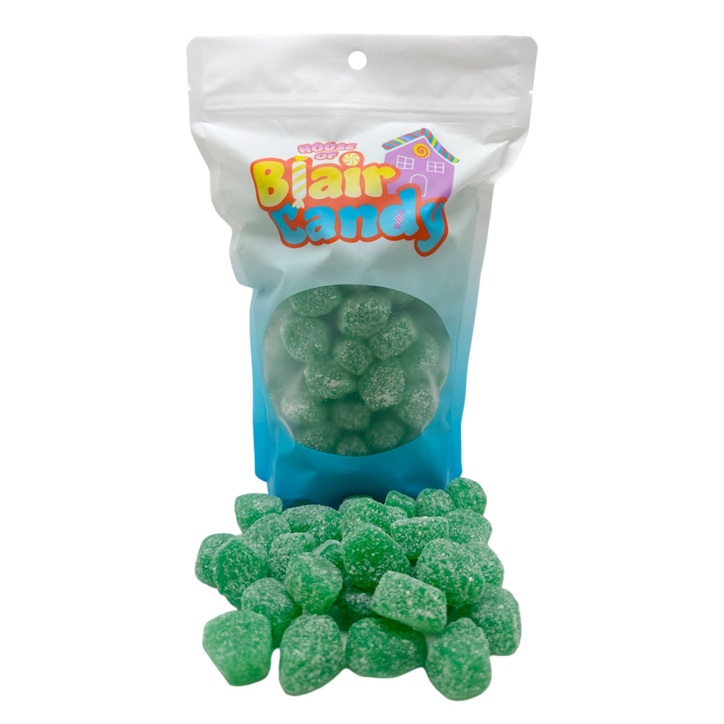 Jelly Spearmint Leaves – Chewy Mint Candy for Parties & Snacking | 1, 2, 3 & 5 lbs