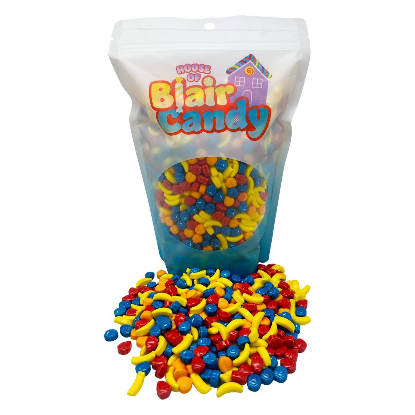 Blair Candy - Rascals – Colorful Fruit-Shaped Hard Candy, Assorted Fruit Flavors