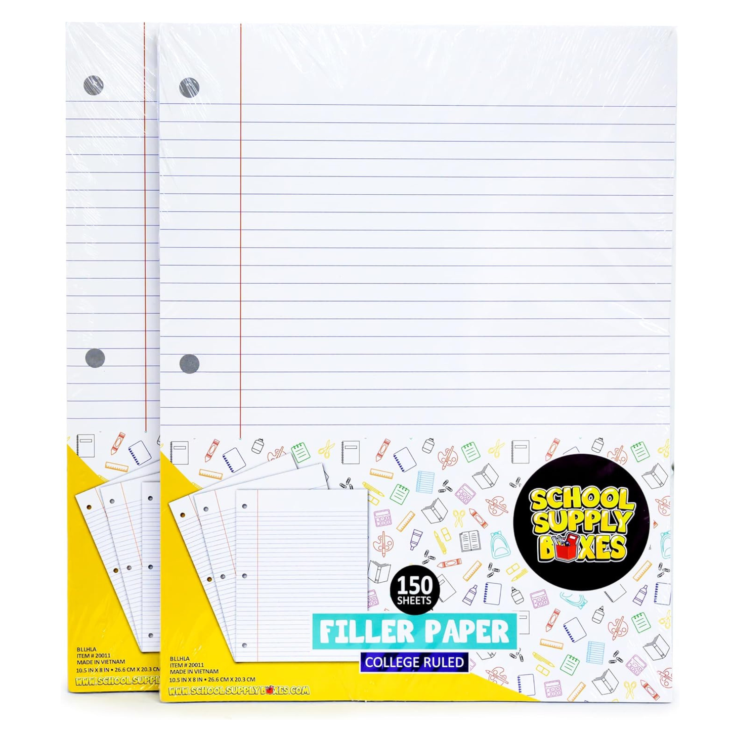 School Supply Boxes | High School Writing Bundle (72 Piece) | House Brand Edition | Available in a Box (1 Unit), a Case (2 Units), and a Pallet (112 Units)