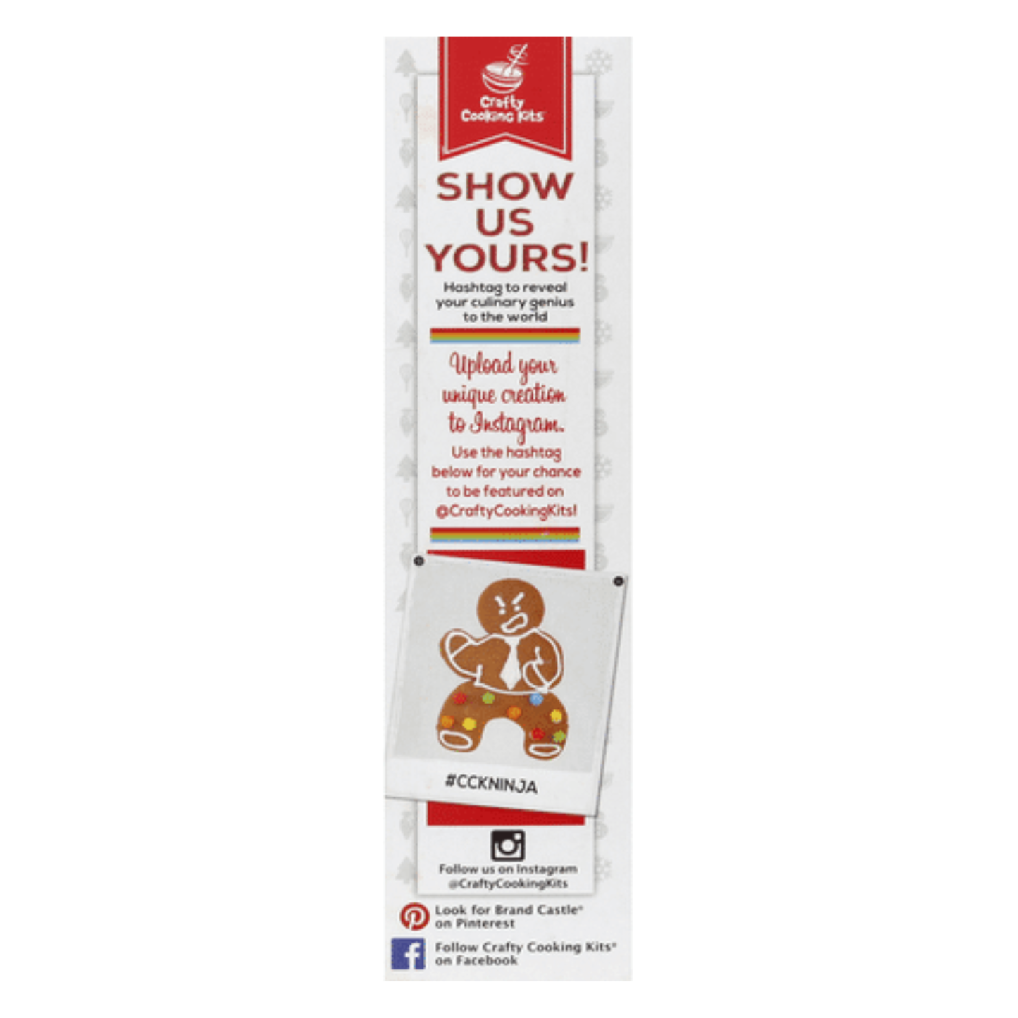 Treat Yourself! | Ninjabread Gingerbread Cookie Baking Kit | Holiday Cookie Decorating Set Makes 10 Cookies | Fun Christmas Baking Activity for Kids, Families, Parties & Gifts