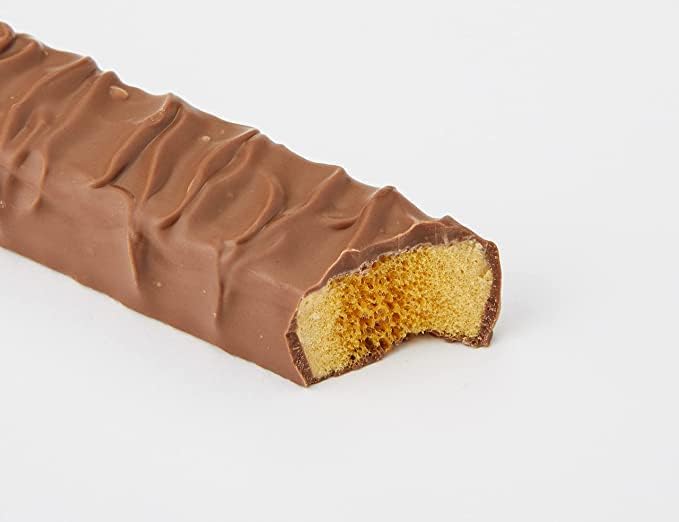 Cadbury Crunchie 40 g Chocolate Bars – Caramel, Biscuit & Crispy Crunch – Available in 1, 3, 12, and 48 Pack