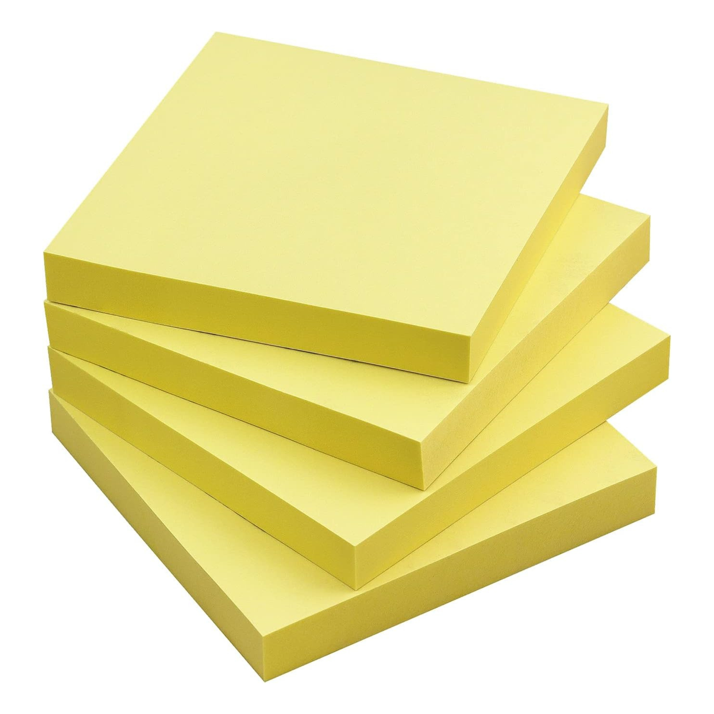 School Supply Boxes | 100 ct. Yellow Sticky Notes | Available in 10 Pack, 20 Pack, 50 Pack, 100 Pack, & 432 Pack | Self-Adhesive Notes for Home, Office, or Classroom
