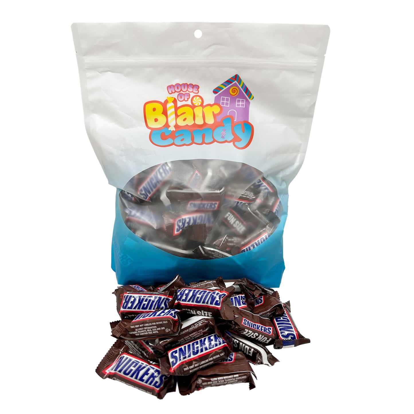 Blair Candy – Snickers Fun Size Candy Bars – Caramel, Nougat, Chocolate-Covered Candy