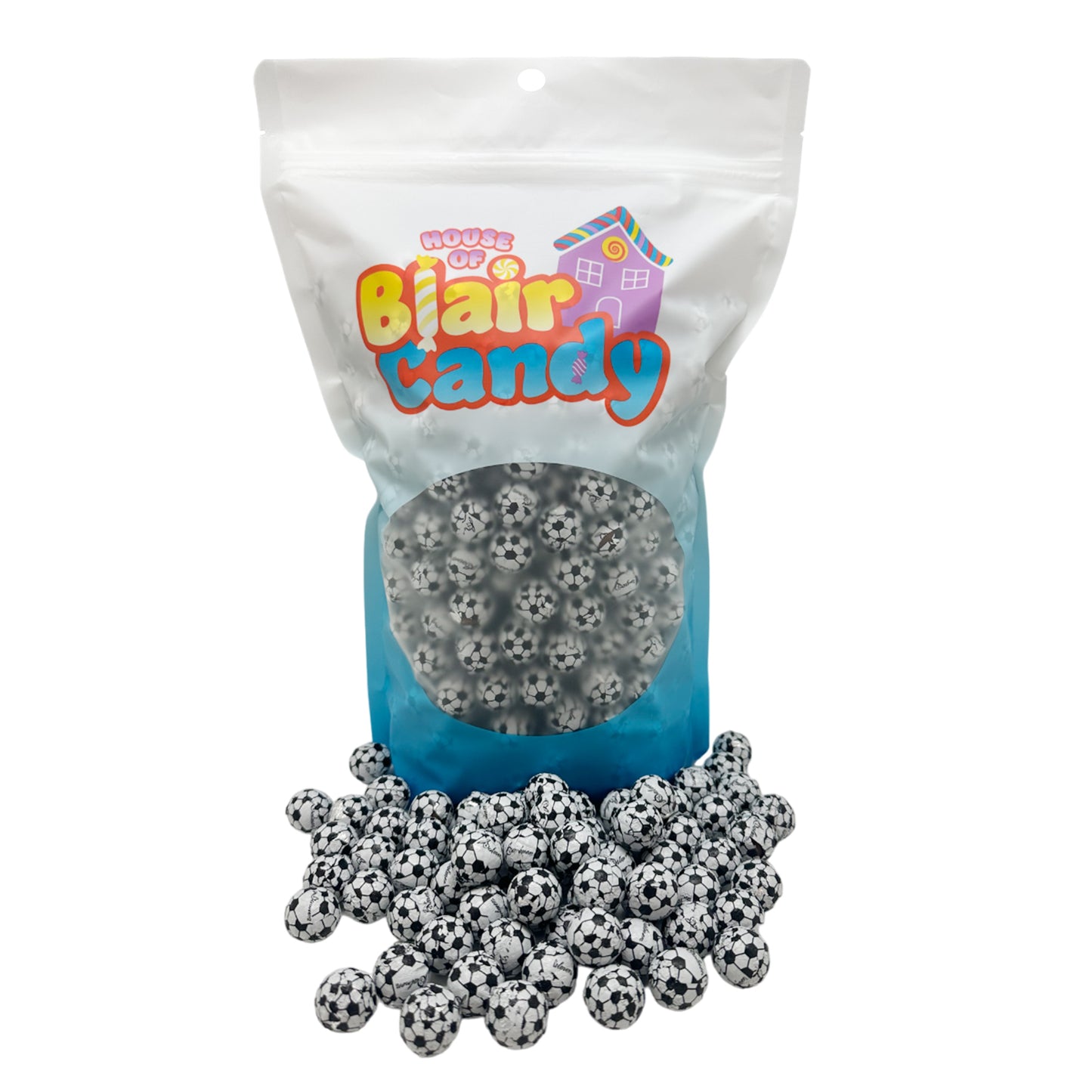 Blair Candy - Individually Wrapped Chocolate Soccer Balls – Regular Milk Chocolate Candy