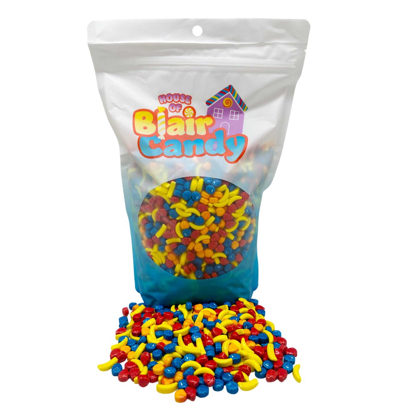 Blair Candy - Rascals – Colorful Fruit-Shaped Hard Candy, Assorted Fruit Flavors