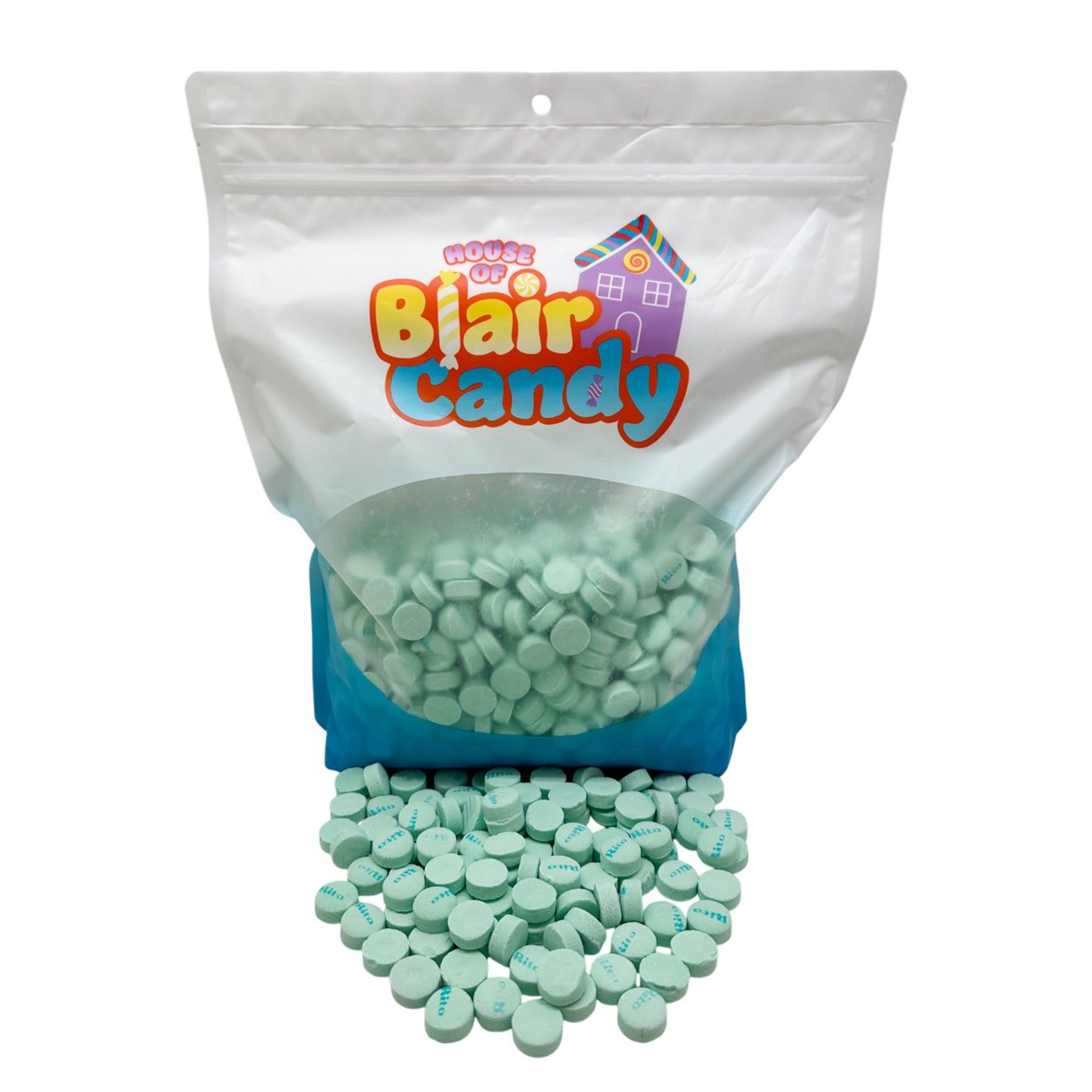 Rito Mints – Green Spearmint Hard Candy, Refreshing Sweet After-Dinner Treats