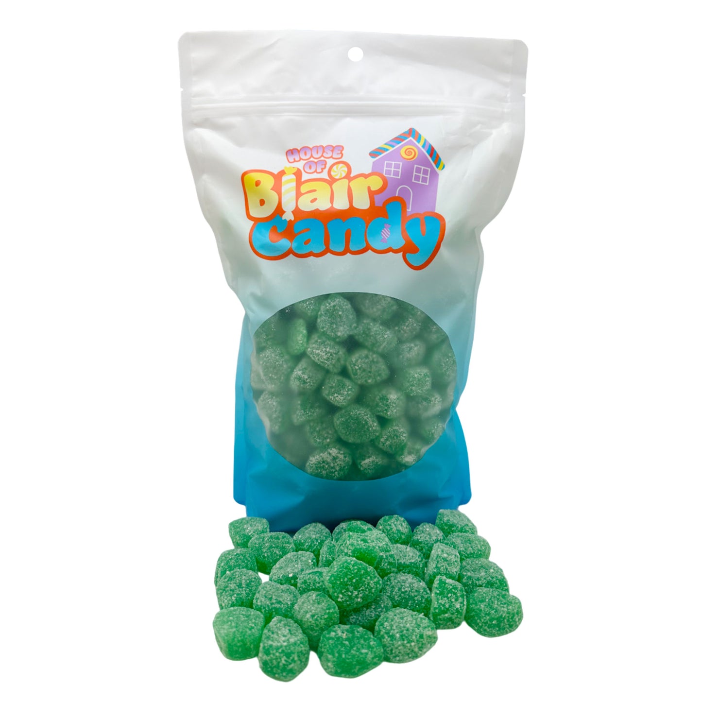 Jelly Spearmint Leaves – Chewy Mint Candy for Parties & Snacking | 1, 2, 3 & 5 lbs