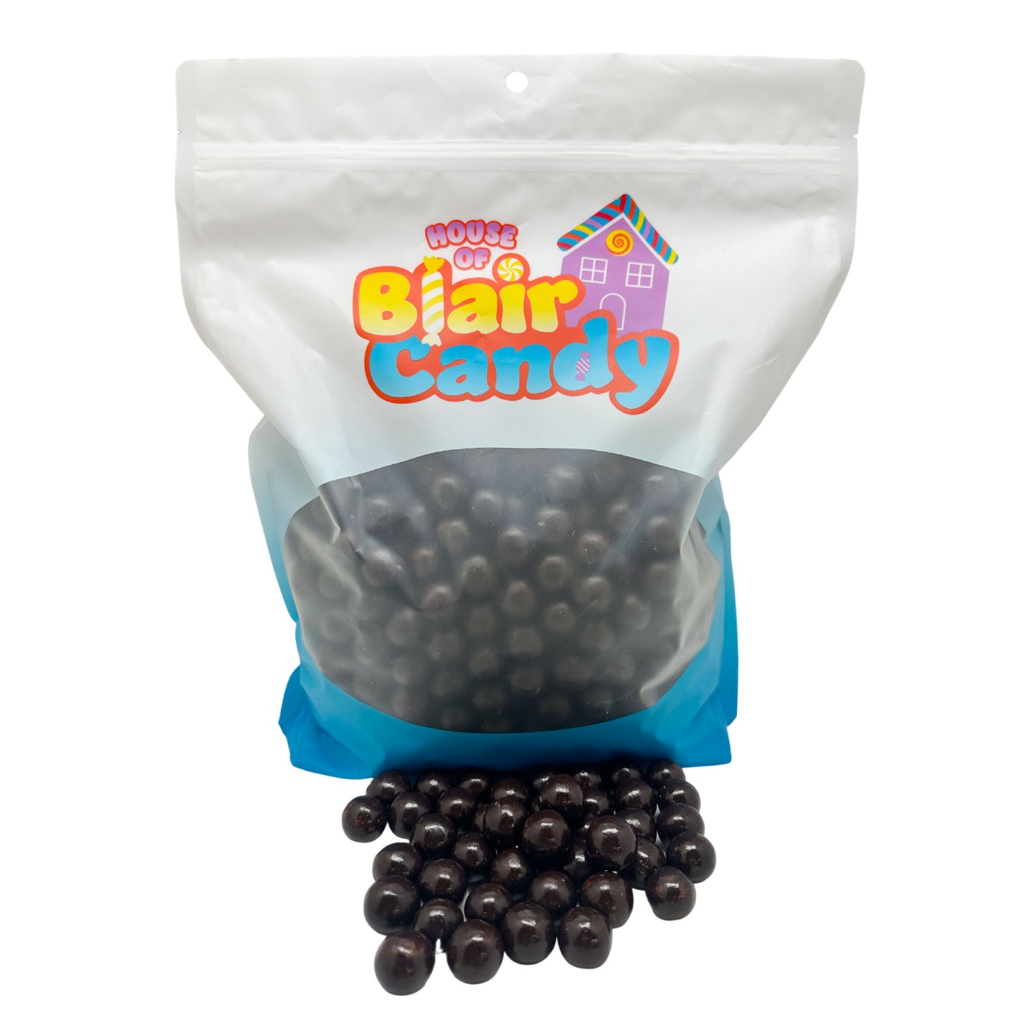 Dark Chocolate Malted Milk Balls – Crunchy Malt Center Coated in Rich Dark Chocolate – 1, 2, 3, 5 lb Resealable Bags