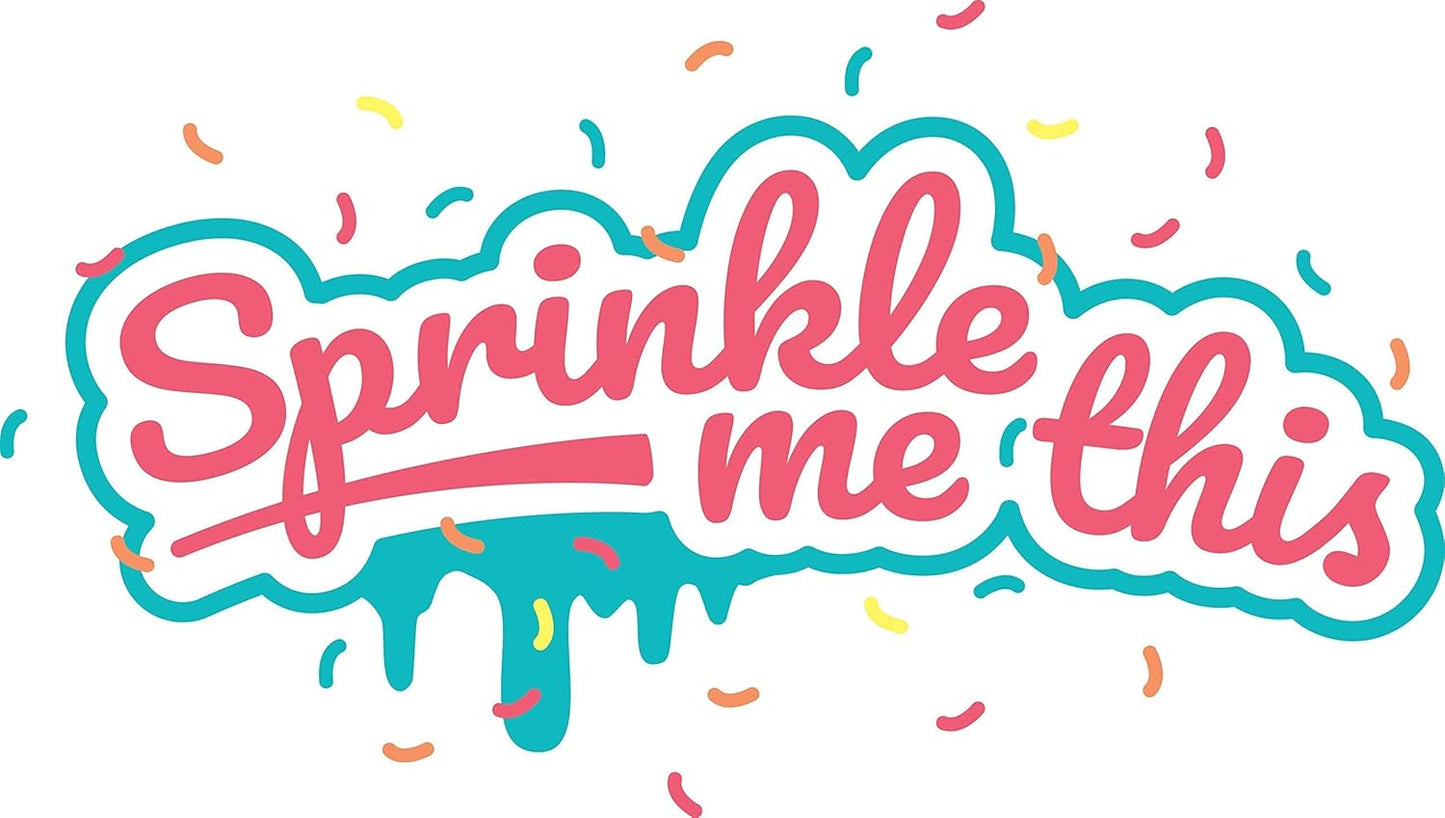 Sprinkle Me This – Let It Sprinkle Edible Sprinkles – 4, 8 & 12 oz – Festive Dessert Topping for Cookies, Cupcakes, and Cakes