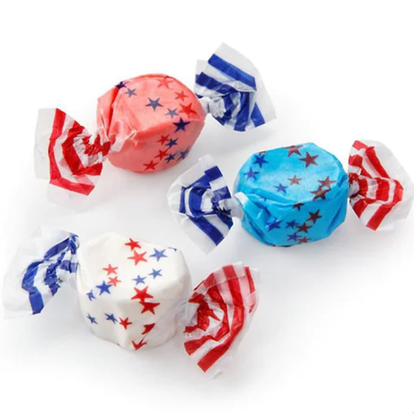 Gift Box Garden | America 250th Anniversary Limited Edition Salt Water Taffy Gift Box | 2 lb Cherry, Vanilla & Blueberry Taffy Candy Assortment | Patriotic Soft & Chewy Candy for 4th of July, Memorial Day, Parties & Gifting